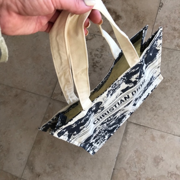 NWT Christian Dior Stylish Marble Pattern Tote Bag - Picture 5 of 8